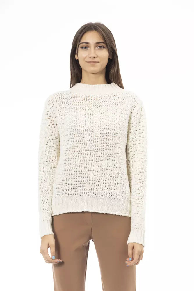 Festival Knit TopsAlpha Studio  Wool Women's Sweater