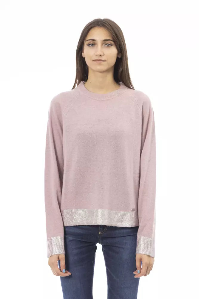 Sequined Knit TopsBaldinini Trend  Wool Women's Sweater