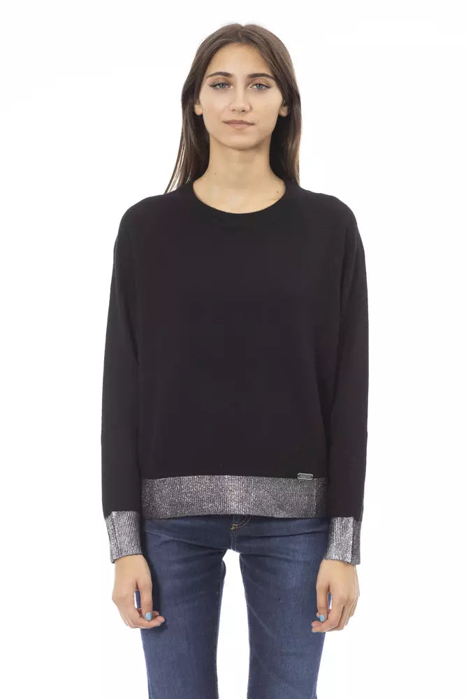 Asymmetrical Knit TopsBaldinini Trend  Wool Women's Sweater