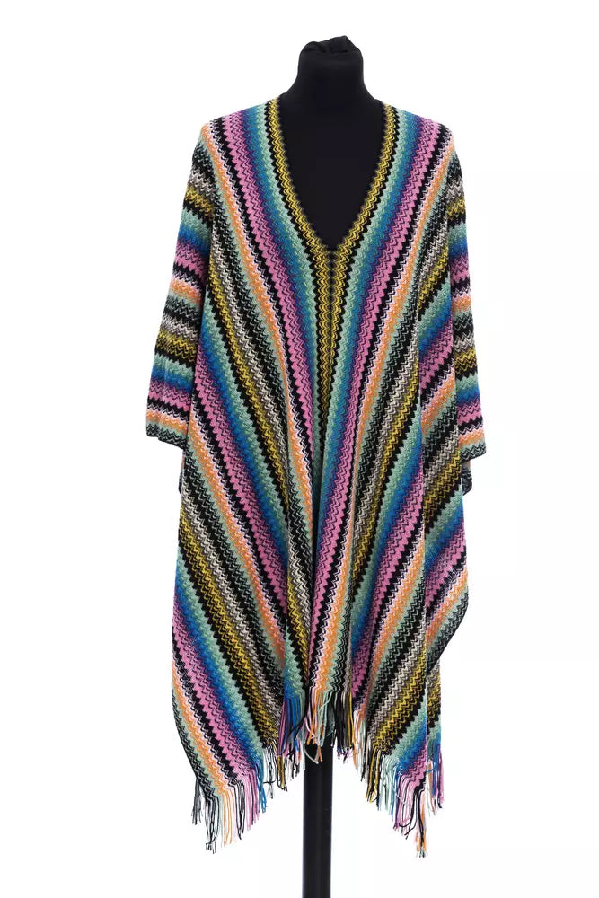 Angora Knit TopsMissoni  Wool Women's Poncho