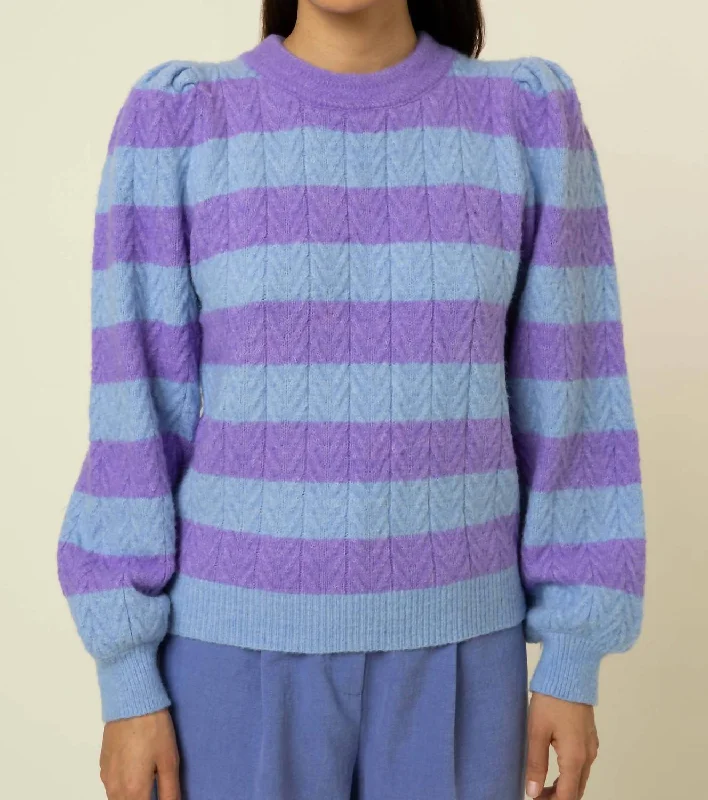 Hunting Knit TopsNeve Sweater In Violet