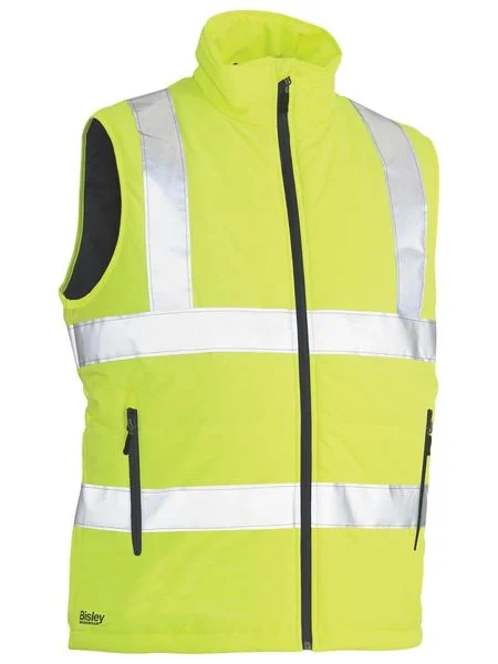 WindbreakersBisley Taped Hi Vis Puffer Vest (BV0329HT)