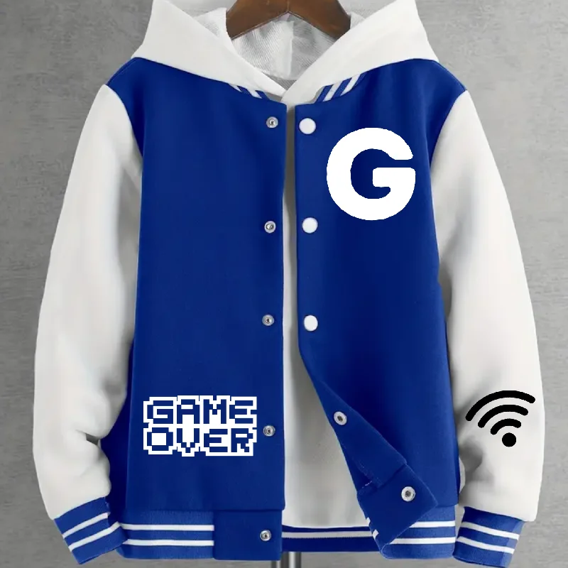 Military JacketsGamer Boys Varsity Jacket