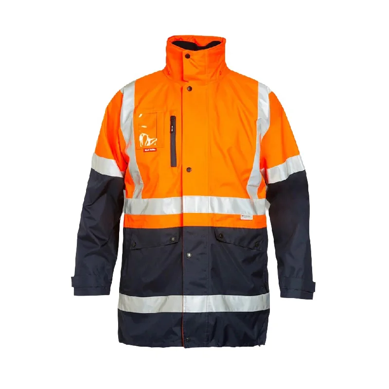 Quilted JacketsHard Yakka Hi-Vis 4-In-1 Taped Wet Weather Jacket (Y06057)