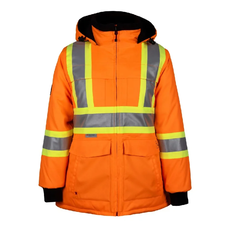 Band Merch JacketsP&F Women's High-Visibility Winter Work Parka PF400 - Orange