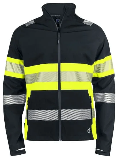 Hooded JacketsProjob 6442 High-Vis Waterproof Stretch Jacket