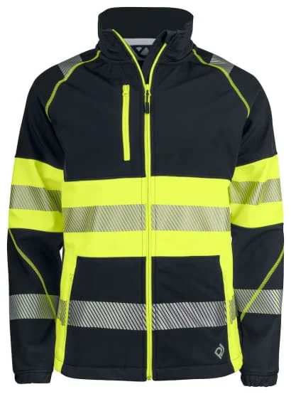 High-Fashion JacketsProjob 6443 High Visibility Projob Softshell Jacket - Safety and Comfort Combined