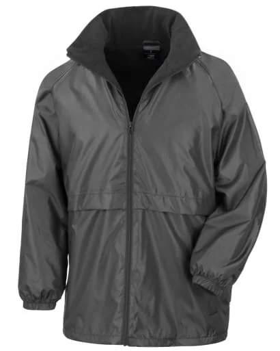 Rain JacketsResult Core Fleece Lined Lightweight Waterproof Jacket-R203X