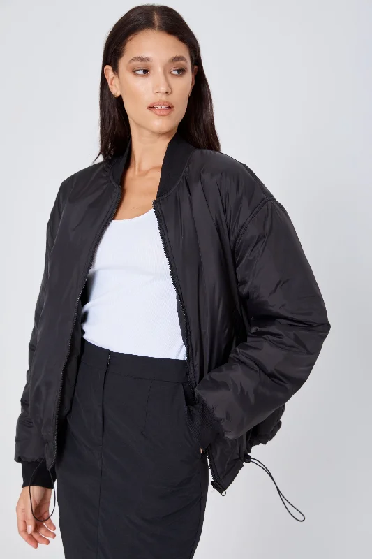 Parka JacketsROZALIA x ATOIR Womens The Bomber Jacket Black