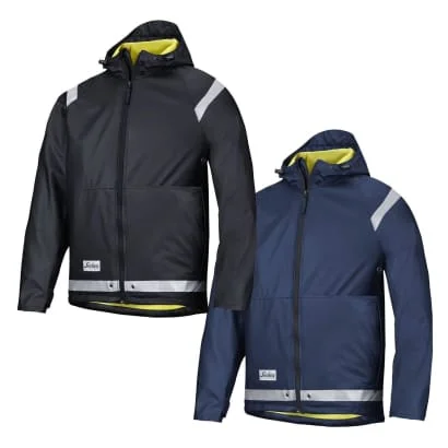 Down JacketsSnickers 8200 Lightweight Rain Jacket with 3M Reflective Strips - Waterproof