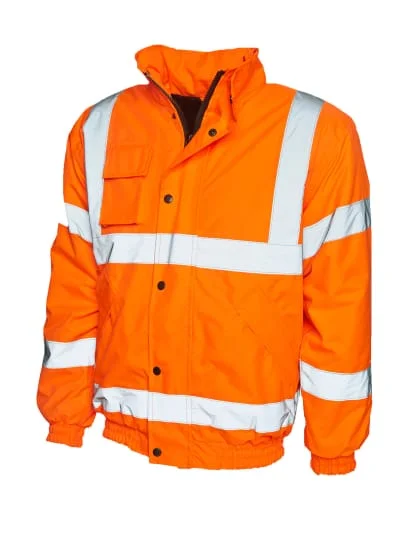 Summer JacketsUneek Hi Vis Bomber Jacket-804