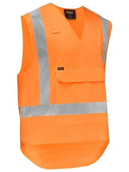 Puffer JacketsBisley X Taped Hi Vis Detachable Safety Vest (BV0440XT)