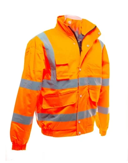 Leather JacketsYoko Hi-Vis Foul Weather Bomber Jacket Security -HVP211