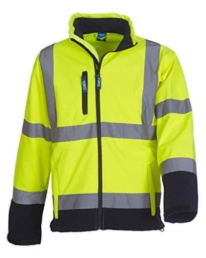 Cropped JacketsYoko Hi-Vis Softshell Jacket-HVK09