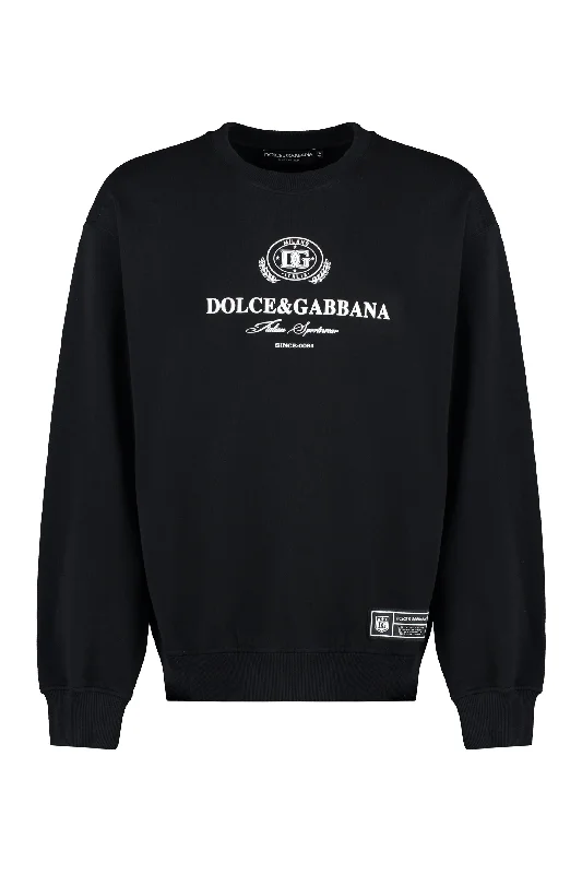 Waterproof HoodiesDOLCE & GABBANA Luxury Velvet Touch Cotton Sweatshirt