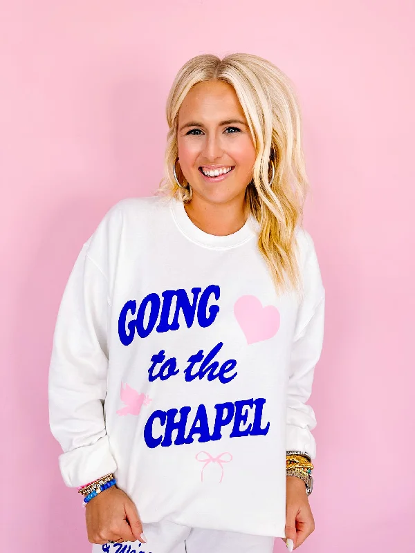 Cropped HoodiesGOING TO THE CHAPEL SWEATSHIRT