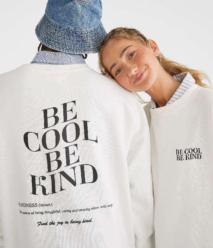 Hemp SweatshirtsAeropostale Be Kind Essentials Crew Sweatshirt