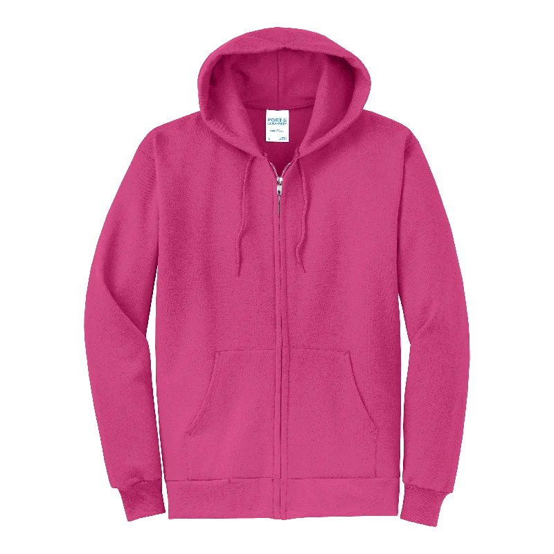 Urban HoodiesC2356 Core Fleece Full-Zip Hooded Sweatshirt