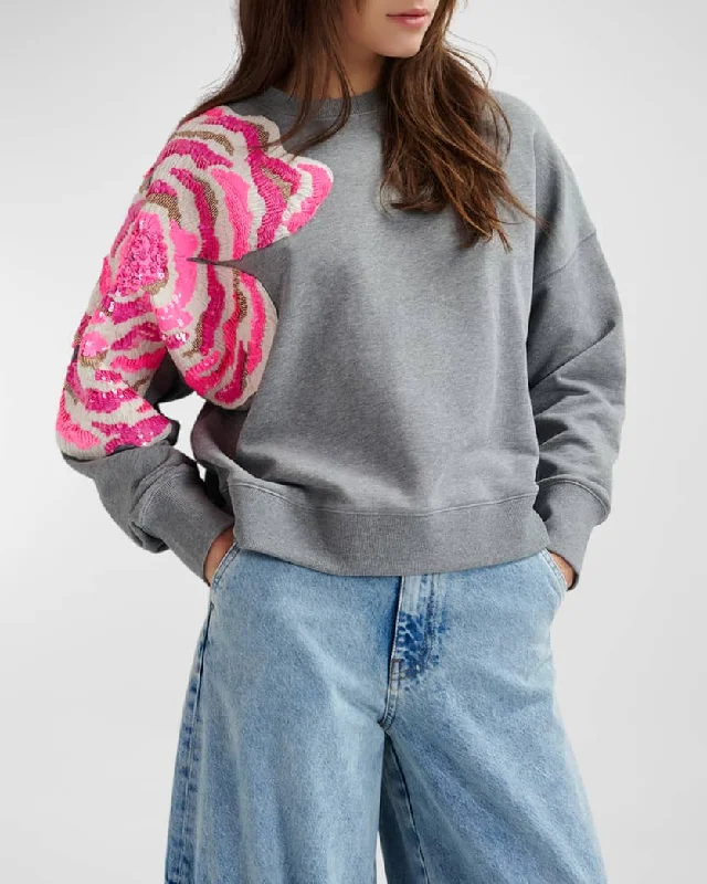 Polyester HoodiesGag Sequin Sweatshirt