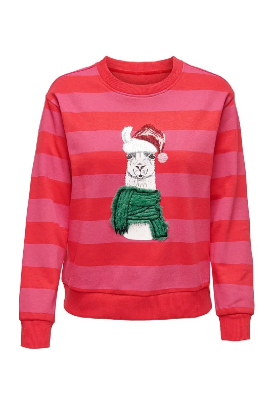 Longline HoodiesJDY CANDIES XMAS PRINT SWEATSHIRT