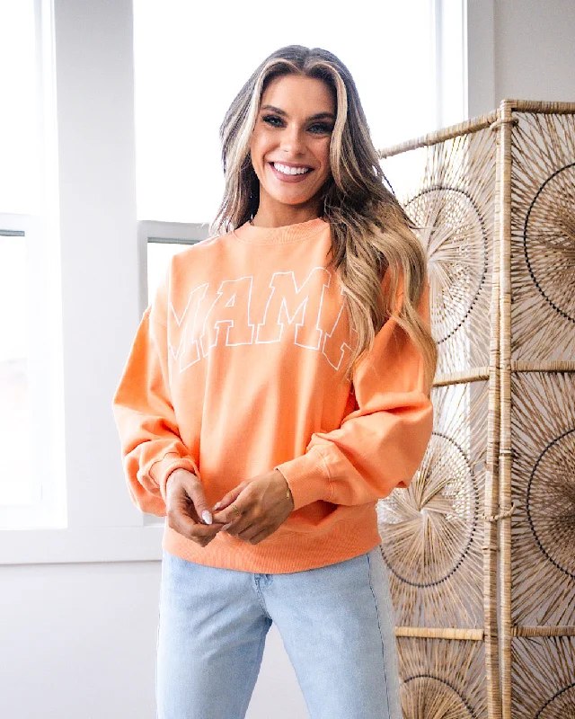 Organic Cotton SweatshirtsMama Tangerine Sweatshirt FINAL SALE