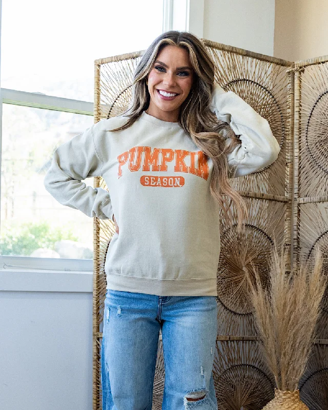 Kangaroo Pocket SweatshirtsPumpkin Season Sand Sweatshirt