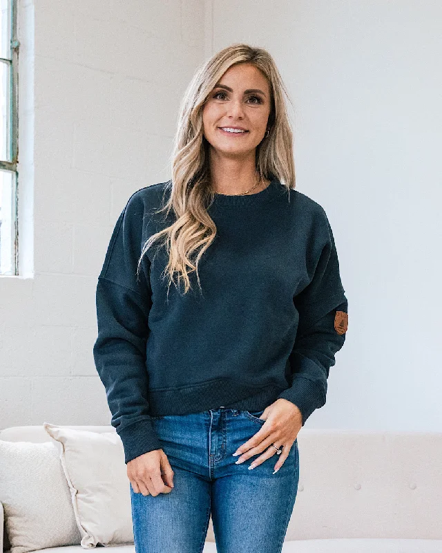 Button-Up SweatshirtsWanakome Emmy Sweatshirt - Midnight FINAL SALE