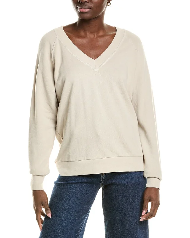 Cropped Hoodiesperfectwhitetee Relaxed French Terry Sweatshirt