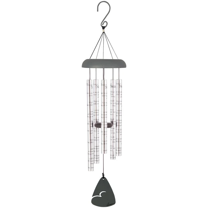 30" Always Near Sonnet Sympathy Memorial Wind Chime