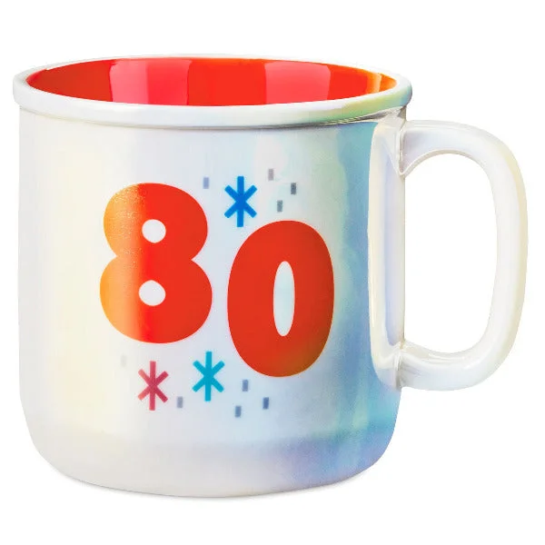 Hallmark 80 Mug, 16 oz.