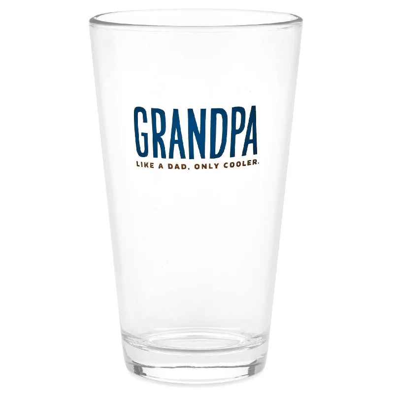 Hallmark Grandpa: Like a Dad, Only Cooler Pint Glass, 16 oz.