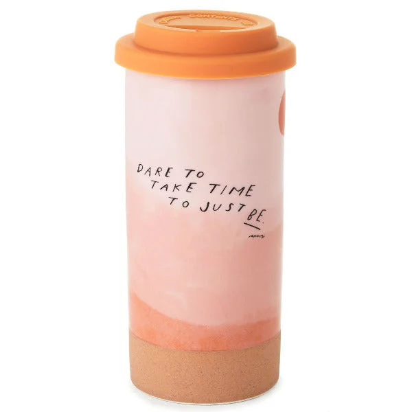 Hallmark Morgan Harper Nichols Dare to Take Time Ceramic Travel Mug, 10 oz.