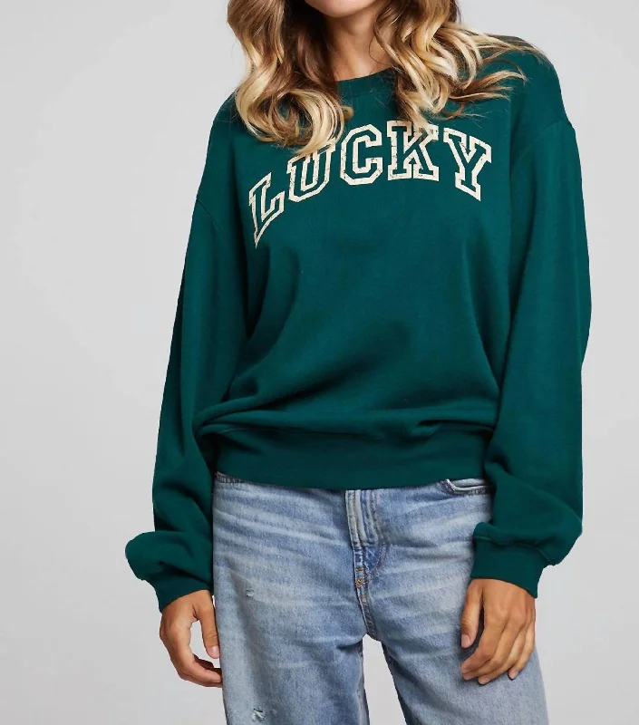 Punk SweatshirtsLucky Sweatshirt In Bluegrass