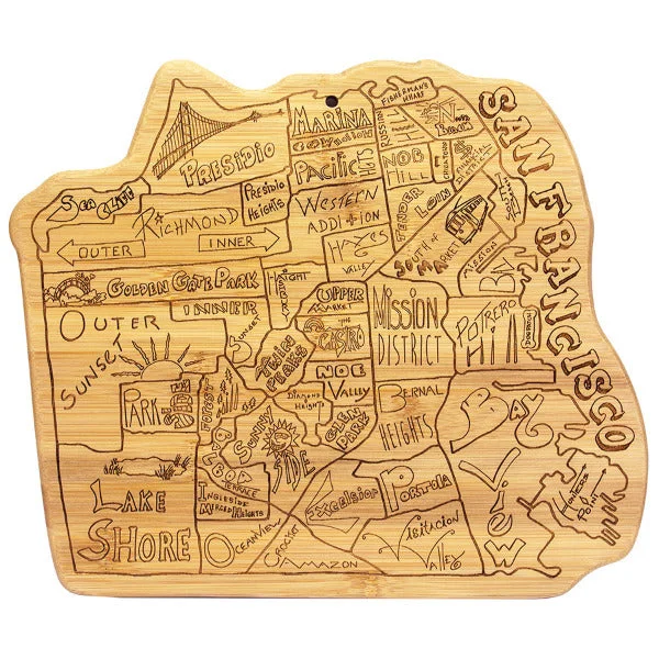 San Francisco City Life Cutting & Serving Board