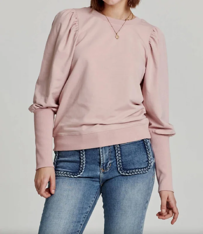 College SweatshirtsTayna Sweatshirt In Rose Smoke