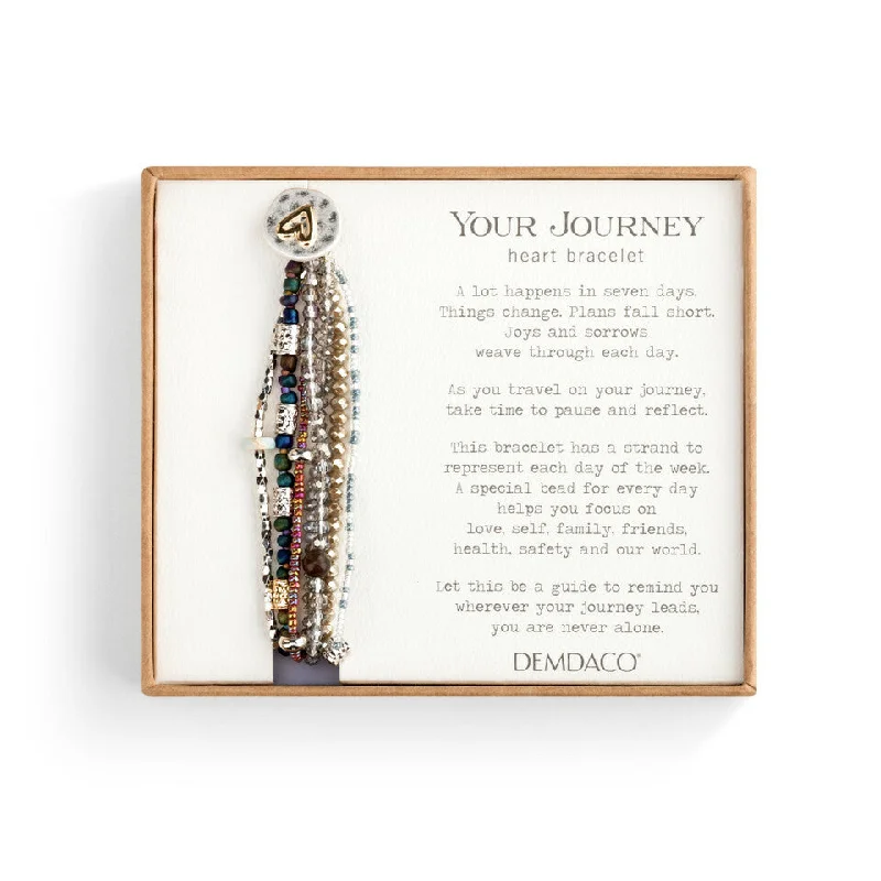 Your Journey Bray Beaded Love Heart Bracelet