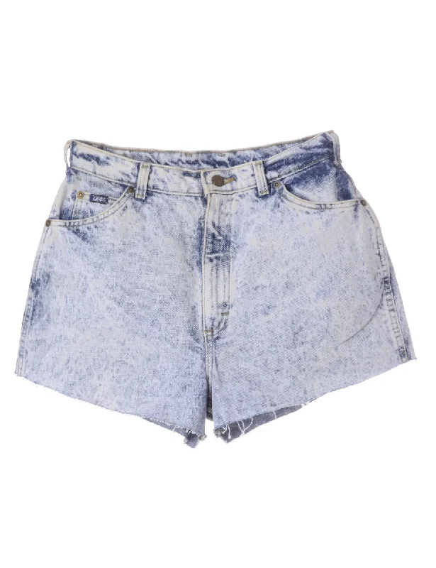 College T-ShirtsLabel Molly Frayed Denim Shorts