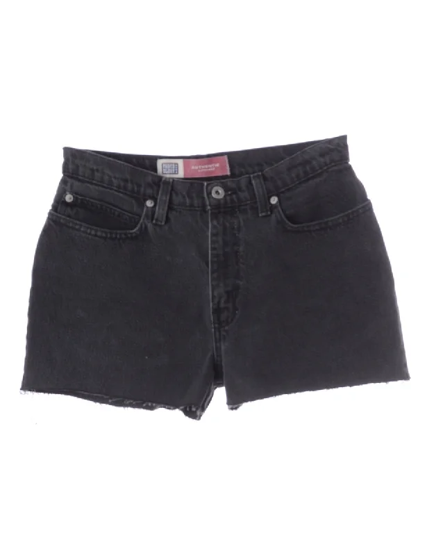 Skateboard T-ShirtsLabel Molly Frayed Denim Shorts