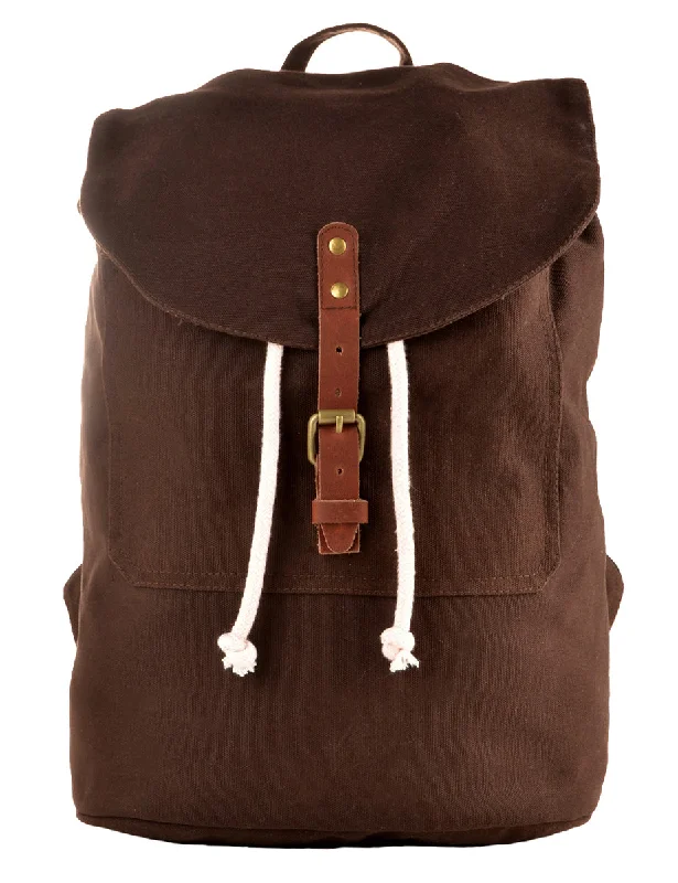 Ribbed Cuff T-ShirtsLabel Parker Canvas Backpack