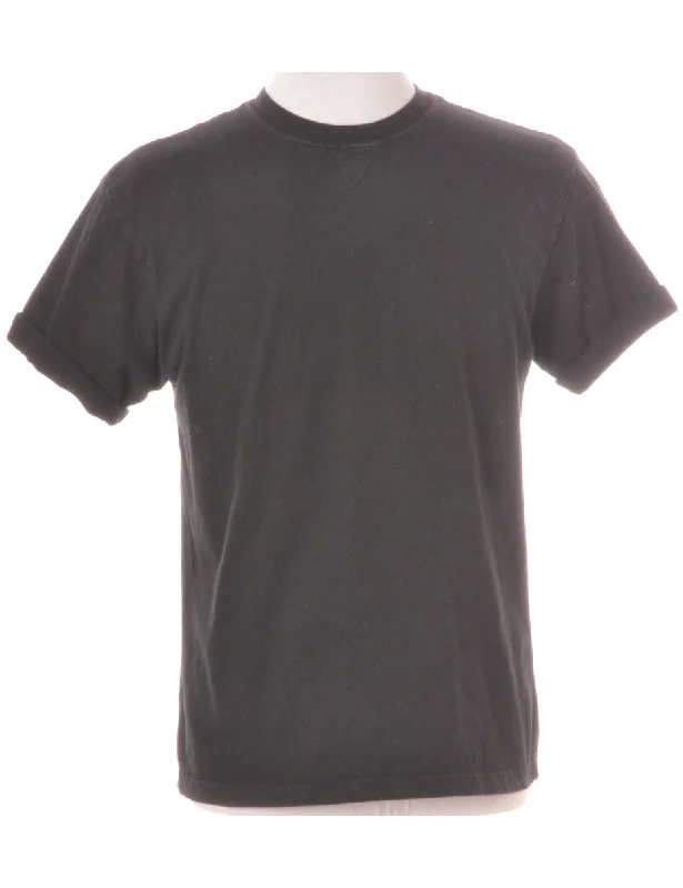 Performance T-ShirtsLabel Navy Rolled Sleeve T-shirt