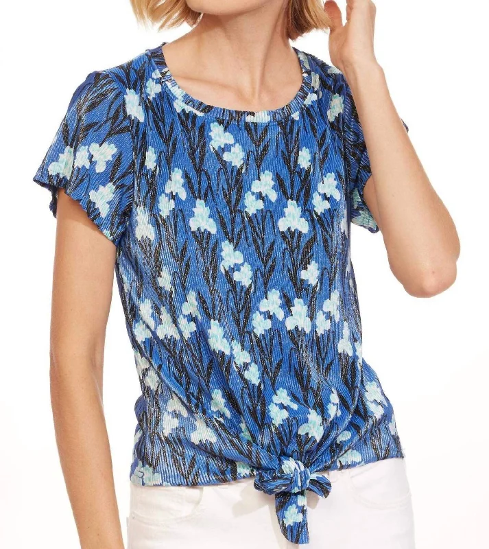 Embroidered T-ShirtsGriffin T-Shirt In Blue Iris