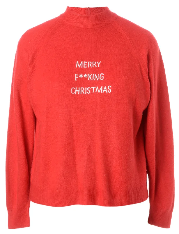 Ruffled T-ShirtsLabel Merry F**king Christmas Sweater