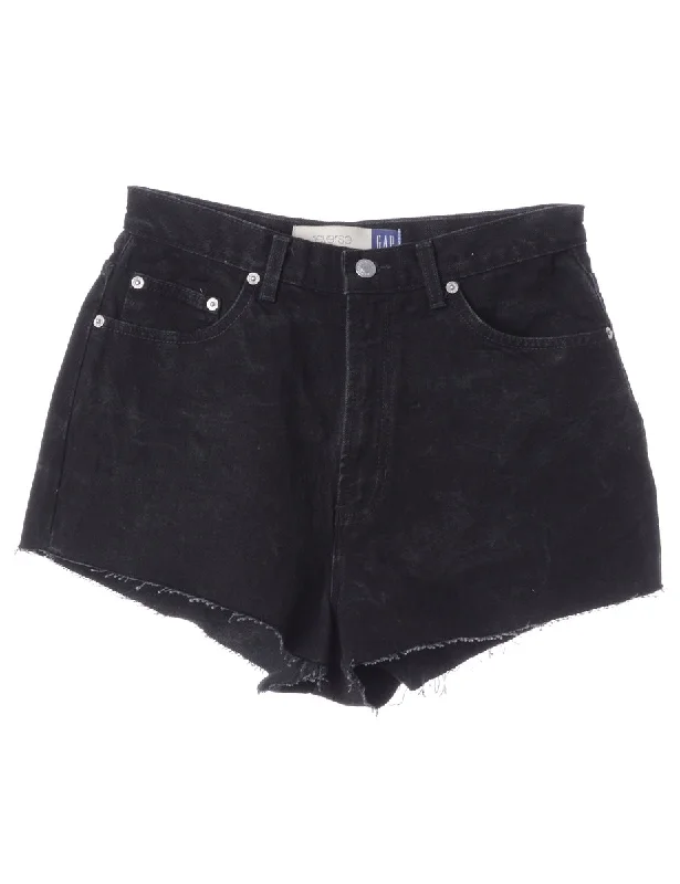 Oversized T-ShirtsLabel Molly Frayed Denim Shorts