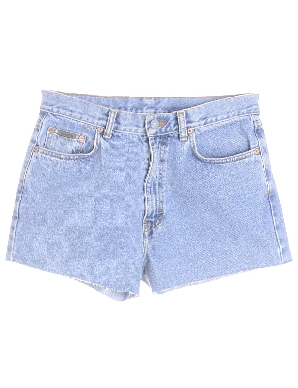 Striped T-ShirtsLabel Molly Frayed Denim Shorts