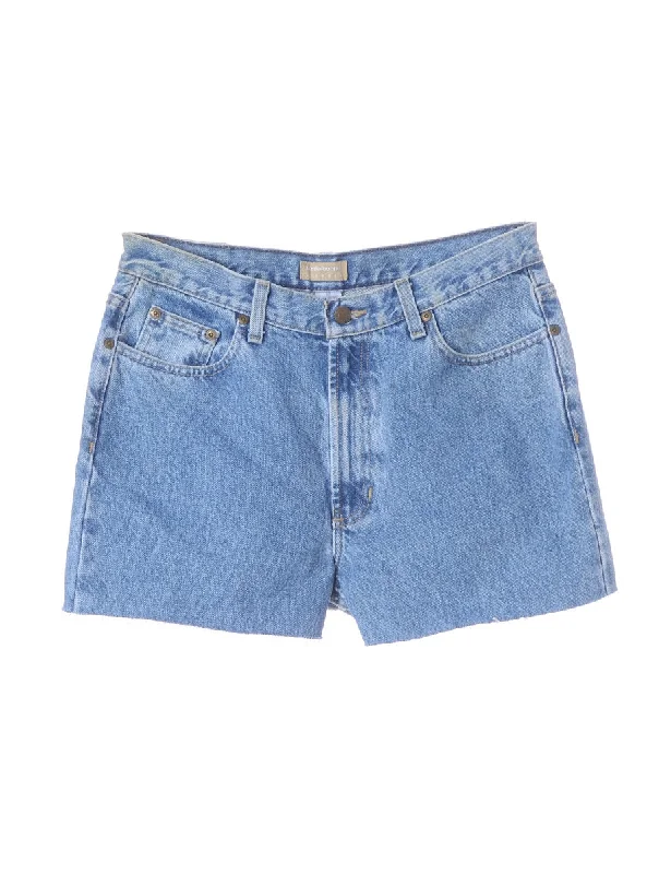 Studded T-ShirtsLabel Molly Frayed Denim Shorts