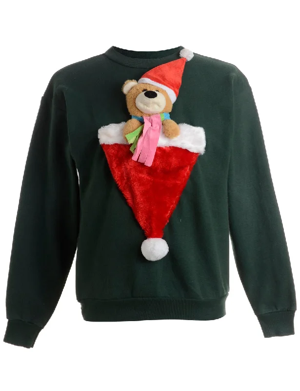 Retro T-ShirtsLabel Novelty Christmas Sweatshirt