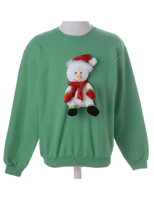 Painted T-ShirtsLabel Novelty Christmas Sweatshirt