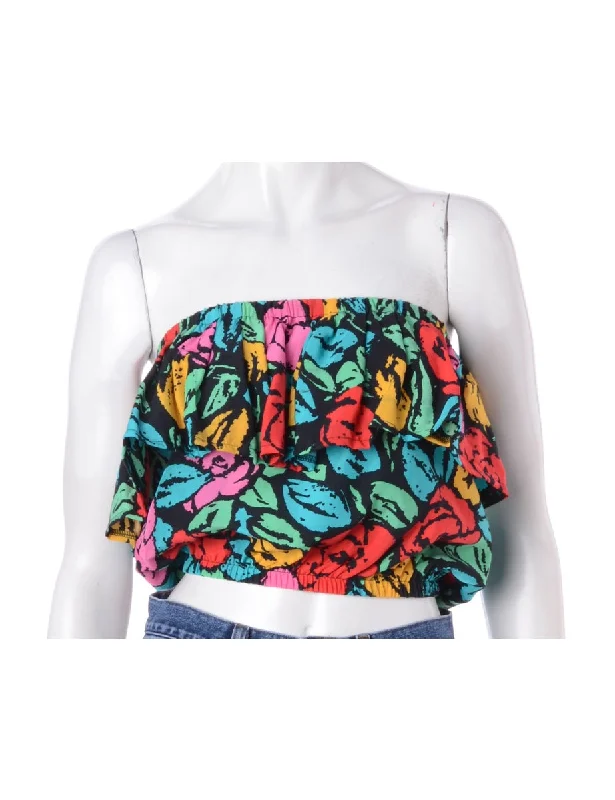 Painted T-ShirtsLabel Penelope Crop Frill Top