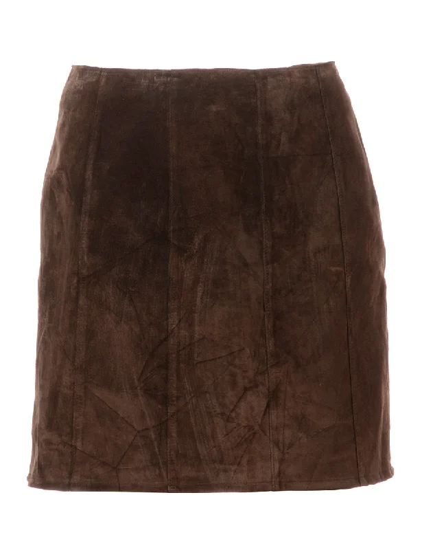 Camping T-ShirtsLabel Robyn Mini Suede Skirt