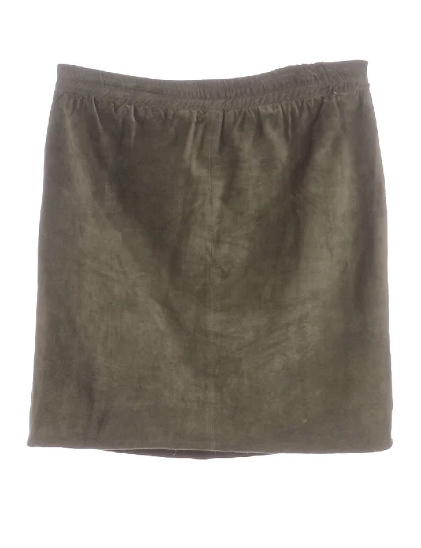 Hip-Hop T-ShirtsLabel Robyn Suede Skirt